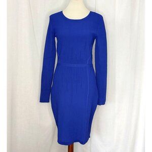 Diane Von Furstenberg Riana Bandage Knit Dress M/L Long Sleeve